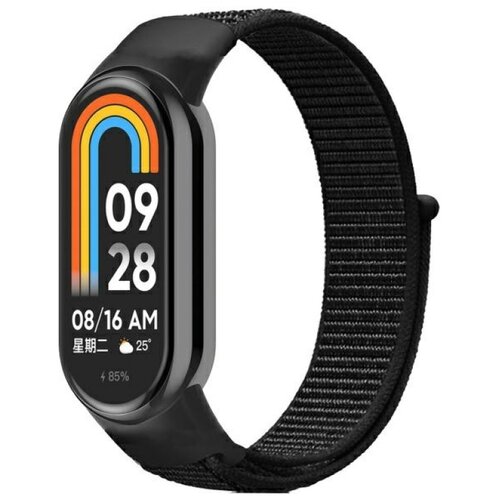 Pasek BELINE NylonLoop 9/8 do Mi Band Czarny