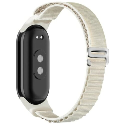 Pasek BELINE Alpine do Mi Band 9/8 Beżowy