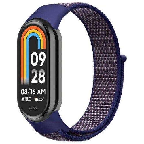Pasek BELINE NylonLoop do Mi Band 9/8 Granatowy