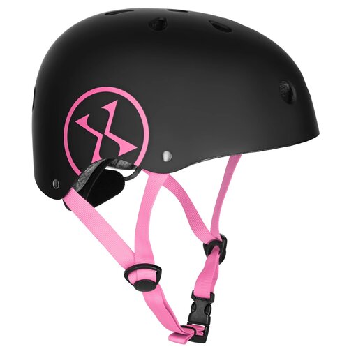 Kask NILS EXTREME MTW001-1 Czarno-różowy (rozmiar L)