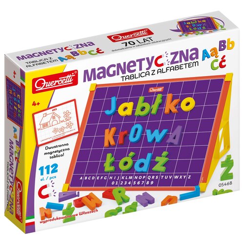 Tablica magnetyczna QUERCETTI Z alfabetem 040-5468