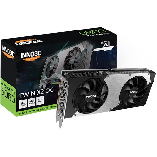 Karta graficzna INNO3D GeForce RTX 5060 Twin X2 OC 8GB DLSS 4