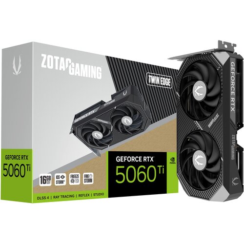 Karta graficzna ZOTAC Gaming GeForce RTX 5060 Ti Twin Edge 16GB DLSS 4