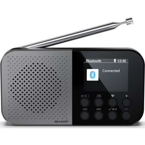 Radio SHARP DR-P520 Cyfrowe Przenośne Szary