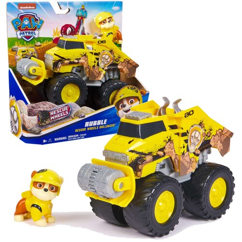 Pojazd SPIN MASTER Psi Patrol Terenówka Pojazd Budowlany Rescue Wheels + figurka 6069372 20145822