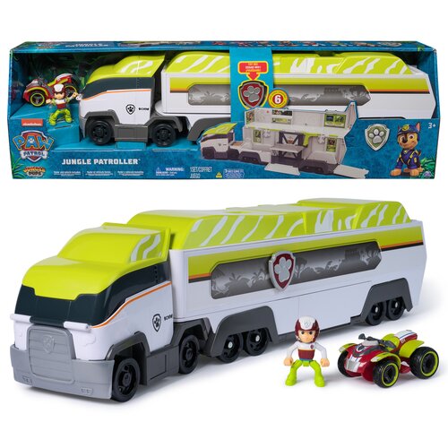 Pojazd SPIN MASTER Psi Patrol Ciężarówka Patrolowiec Jungle Patroller + figurka 6072465 20151114