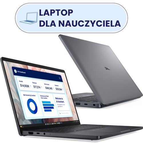 Laptop DELL Pro 14 Premium PA14250 14" IPS Ultra 7-266V 16GB RAM 512GB SSD Windows 11 Professional, Funkcje AI