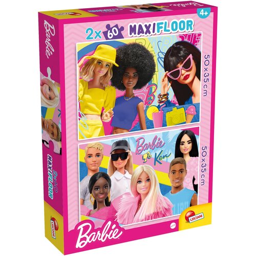 Puzzle LISCIANI Barbie MaxiFloor 304-109661 (120 elementów)