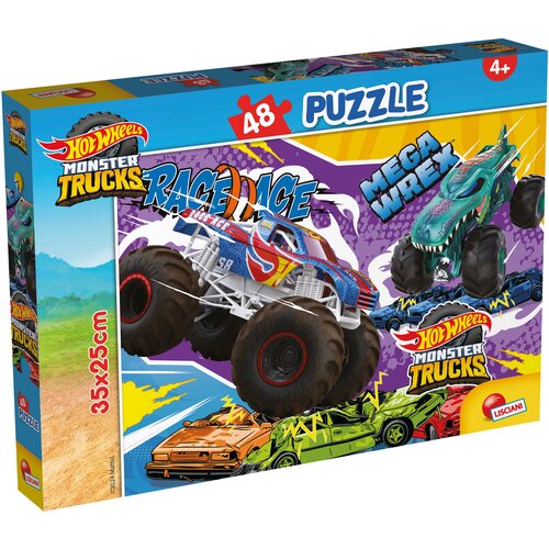 Puzzle LISCIANI Hot Wheels M-Plus 304-104765 (48 elementów)