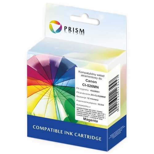Tusz PRISM do CANON CLI-526 Purpurowy 10.5 ml ZCI-CLI526MNP