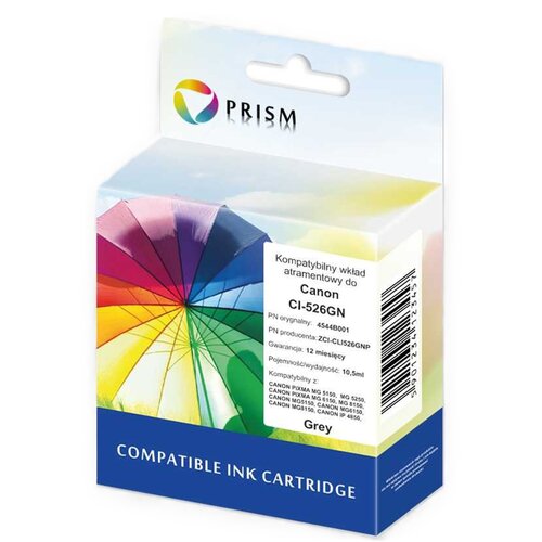 Tusz PRISM do CANON CLI-526 Szary 10.5 ml ZCI-CLI526GNP