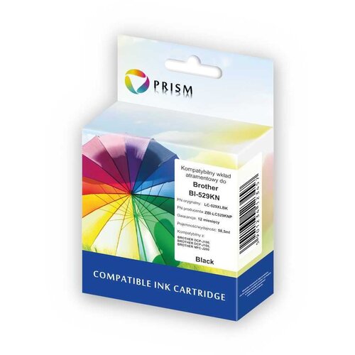 Tusz PRISM do Brother LC-529XL Czarny 58.5 ml ZBI-LC529KNP