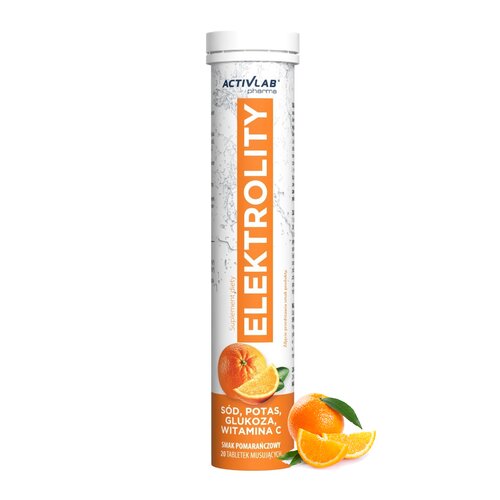 Elektrolity ACTIVLAB Pomarańczowy (20 tabletek)