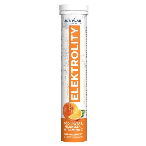 Elektrolity ACTIVLAB Pomarańczowy (20 tabletek)