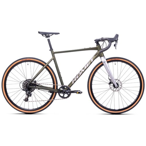 Rower gravel ROMET Boreas 2 U20 28 cali Zielono-grafitowy 2024
