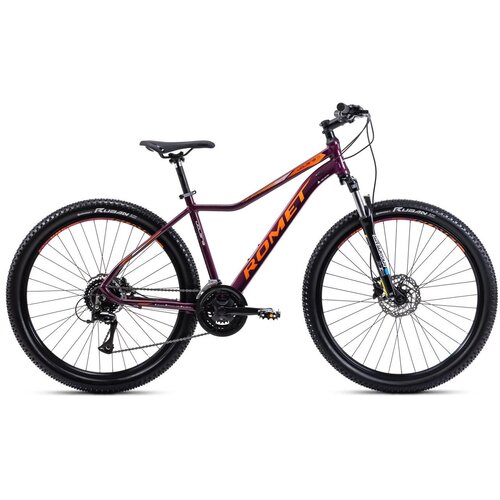 Rower górski MTB ROMET Jolene 7.2 JB D17 27.5 cala damski Purpurowo-pomarańczowy