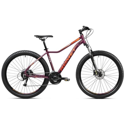Rower górski MTB ROMET Jolene 7.2 D15 27.5 cala damski Purpurowo-pomarańczowy
