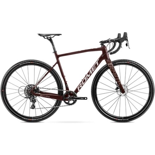 Rower gravel ROMET Nyk U21 28 cali Brązowo-beżowy 2024