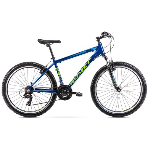 Rower górski MTB ROMET Rambler R6.0 M21 26 cali Niebiesko-limonkowy