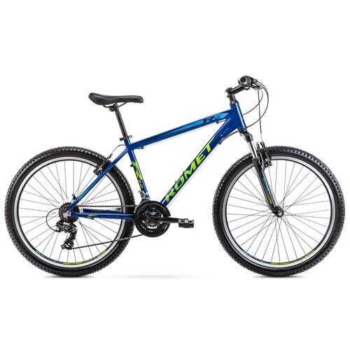 Rower górski MTB ROMET Rambler R6.0 M17 26 cali Niebiesko-limonkowy
