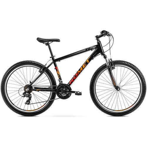 Rower górski MTB ROMET Rambler R6.0 M17 26 cali męski Czarno-pomarańczowo-czerwony
