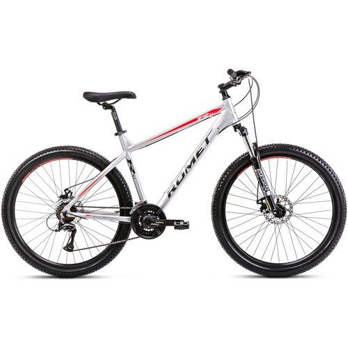 Rower górski MTB ROMET Rambler R7.1 U21 27.5 cala Srebrno-czerwono-grafitowy
