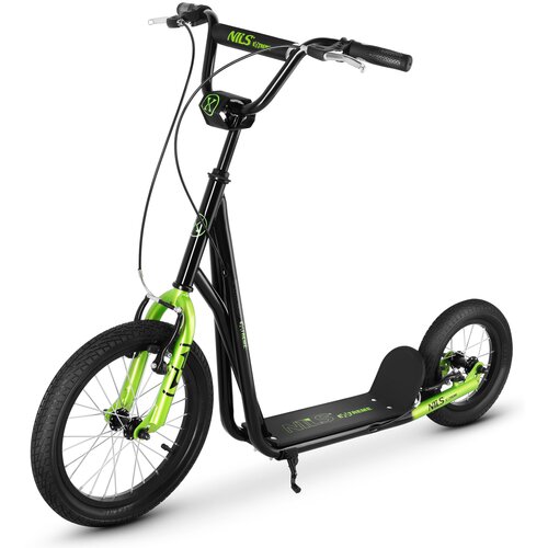 Hulajnoga NILS EXTREME WH10201 Czarno-zielony