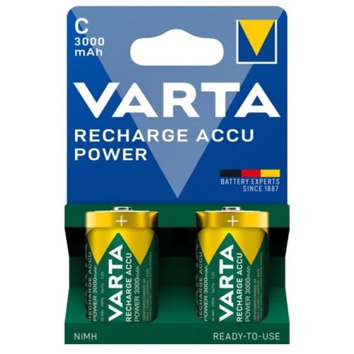 Akumulatorki C 3000 mAh VARTA (2 szt.)