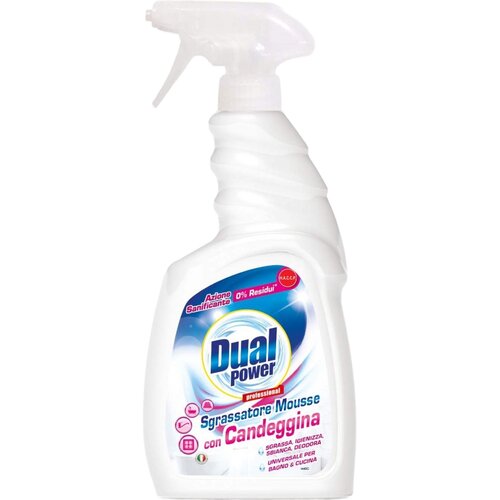 Płyn odtłuszczający DUAL POWER z wybielaczem 750 ml