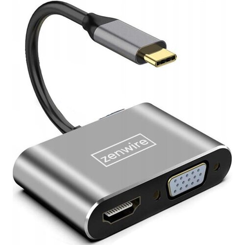 Hub ZENWIRE BYL-2310 4w1 USB Typu C 3.2 Gen. 1, Pasywny