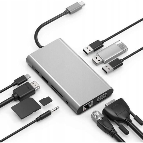 Hub ZENWIRE BYL-2010N USB Typu C, Pasywny