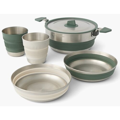 Zestaw turystyczny SEA TO SUMMIT Detour Stainless Steel One Pot Cook Set (5 el.)