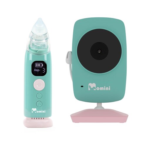 Aspirator do nosa MOMINI NasoClear + Niania elektroniczna MOMINI Blissview
