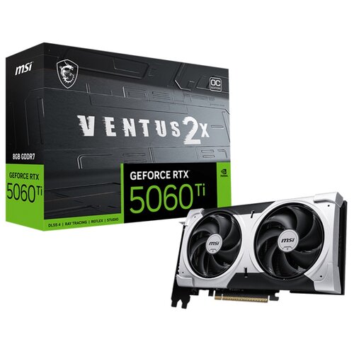 Karta graficzna MSI GeForce RTX 5060 Ti Ventus 2X OC 8GB DLSS-4