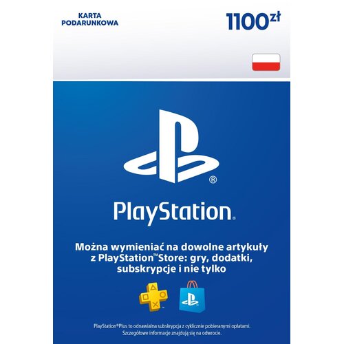 Kod aktywacyjny SONY PlayStation Network 1100 zł