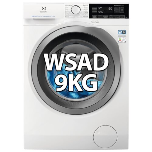Pralka ELECTROLUX MEW7F349PXP SteamCare 700 UniversalDose 9 kg 1400 obr A  WoolmarkBlue