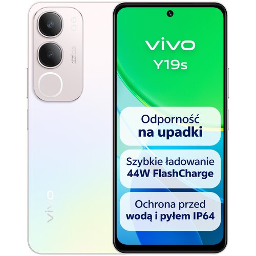 Smartfon VIVO Y19s 6/128GB 6.68" 90Hz Srebrny