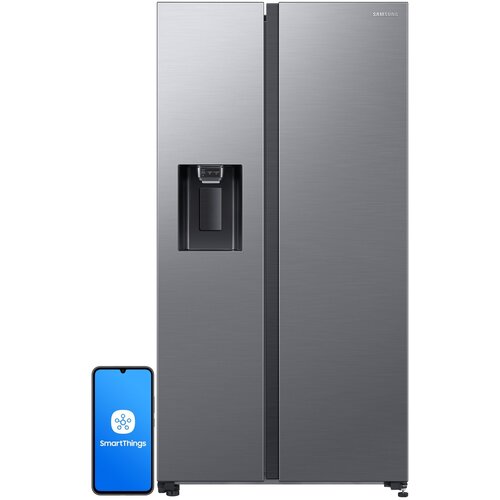 Lodówka SAMSUNG RS64DG5303S9EO Side by Side AI No Frost 178cm Stal szczotkowana Kostkarka Podajnik wody