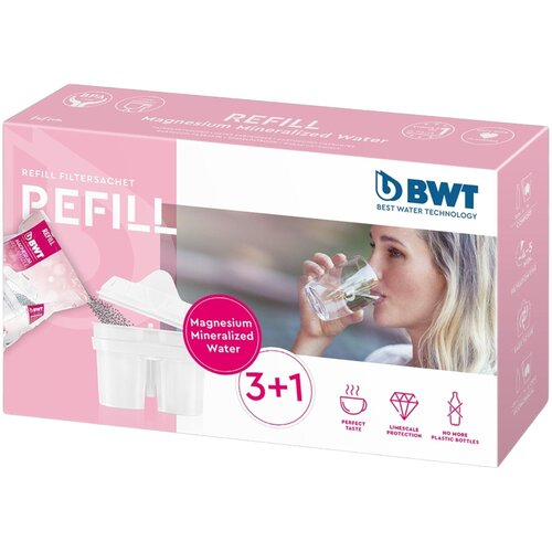 Wkład filtrujący BWT Magnesium Mineralized Water Refill Pack (1 + 3 szt.)