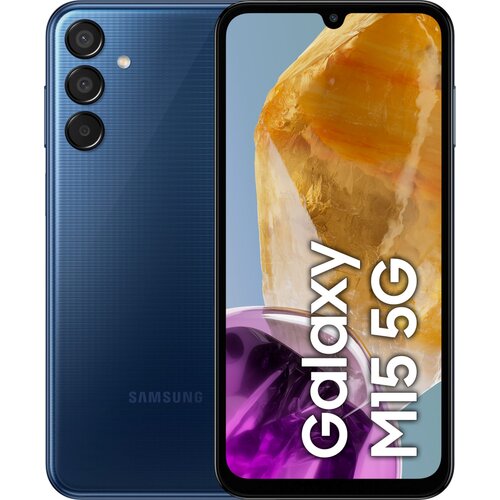 Smartfon SAMSUNG Galaxy M15 5G 4/128GB 6.5" 90Hz Granatowy SM-M156