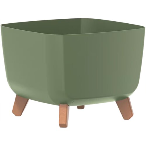 Doniczka PROSPERPLAST Gracia Square DGQL300-5615C 11L Zielony
