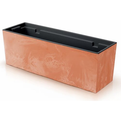 Donica PROSPERPLAST Urbi Case Beton Effect (77 x 23.5 x 24.6 cm) Pomarańczowy