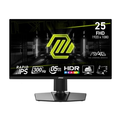 Monitor MSI Mag 255PXF 24.5" 1920x1080px IPS 300Hz 0.5ms [GTG]