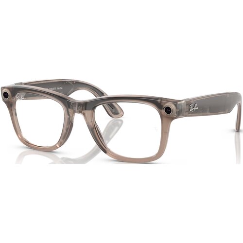 Okulary RAY BAN Meta Wayfarer Ciepły Kamienny połysk