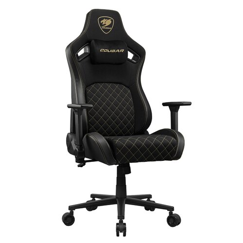 Fotel COUGAR Defensor F Czarno-złoty