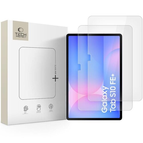 Szkło hartowane TECH-PROTECT Glass Fit+ do Samsung Galaxy Tab S10 FE+ Plus (2 szt.)