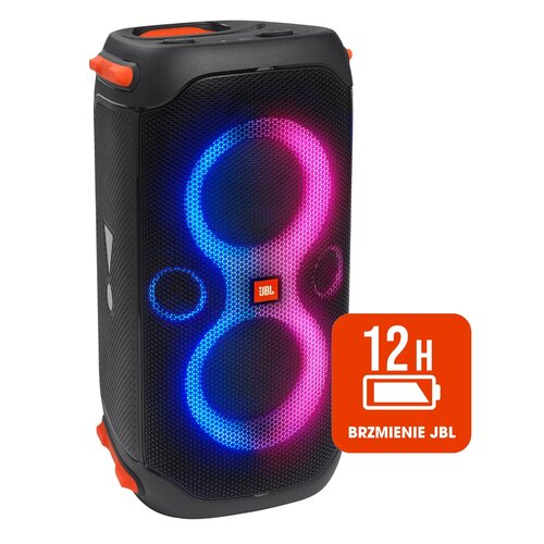 Power Audio JBL PartyBox 110, 160W,Bluetooth,Bateria 12 godzin,Wejście mikrofonowe i gitarowe,IPX4,Aplikacja PartyBox