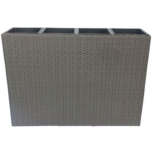 Doniczka PATIO Rattan 140 Popielaty