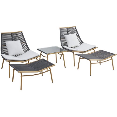 Zestaw mebli ogrodowych PATIO Audrey 47553 Brązowo-szary