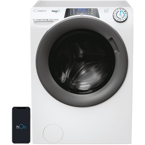 Pralka CANDY RapidÓ Pro RP4476BWMR/1-S 7kg 1400 obr Quick&Clean